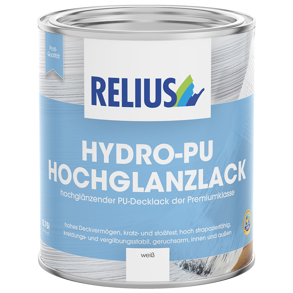 Produkt HYDRO-PU-HOCHGLANZLACK in 0,75 Liter Dose