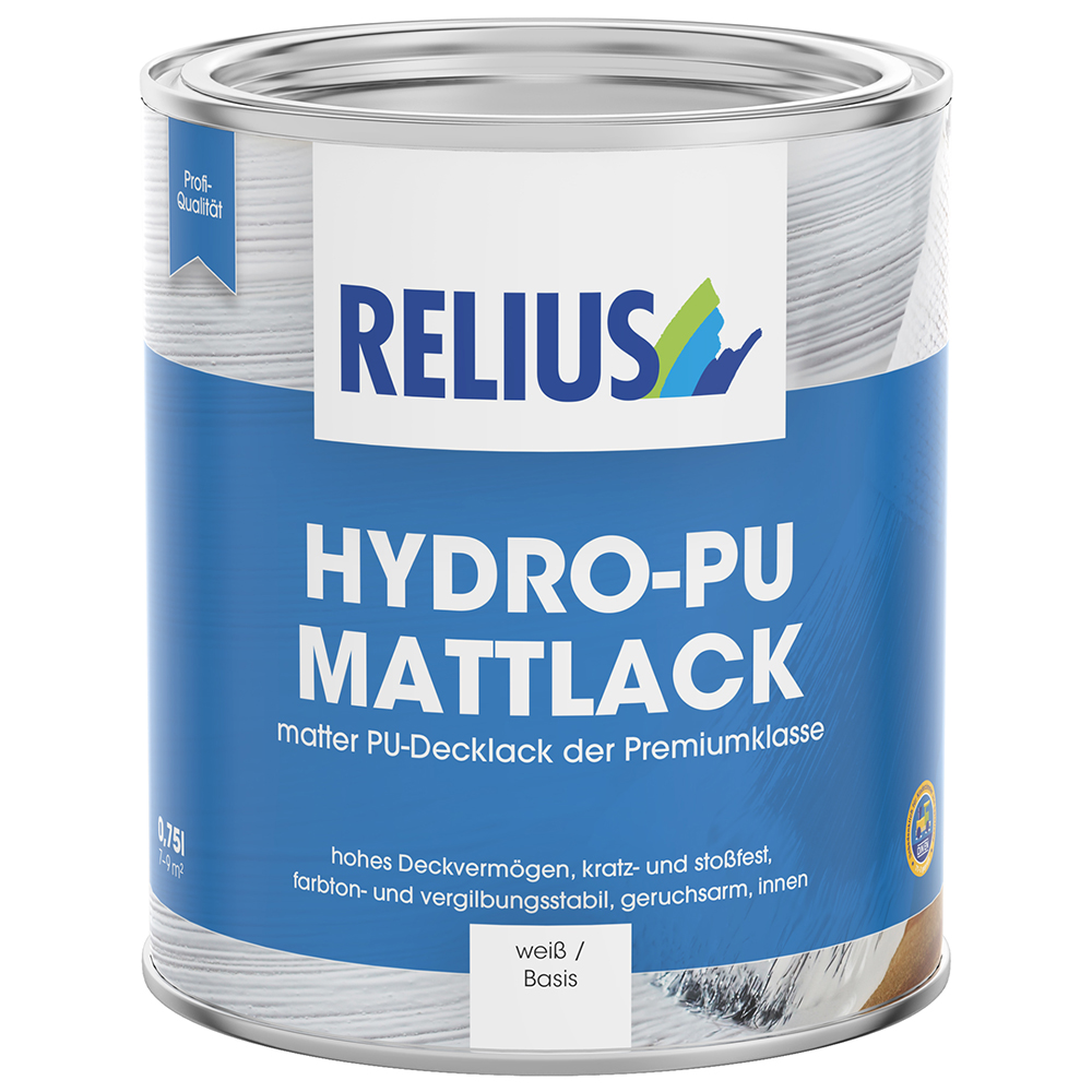 Produkt HYDRO-PU-MATTLACK in 0,75 Liter Dose