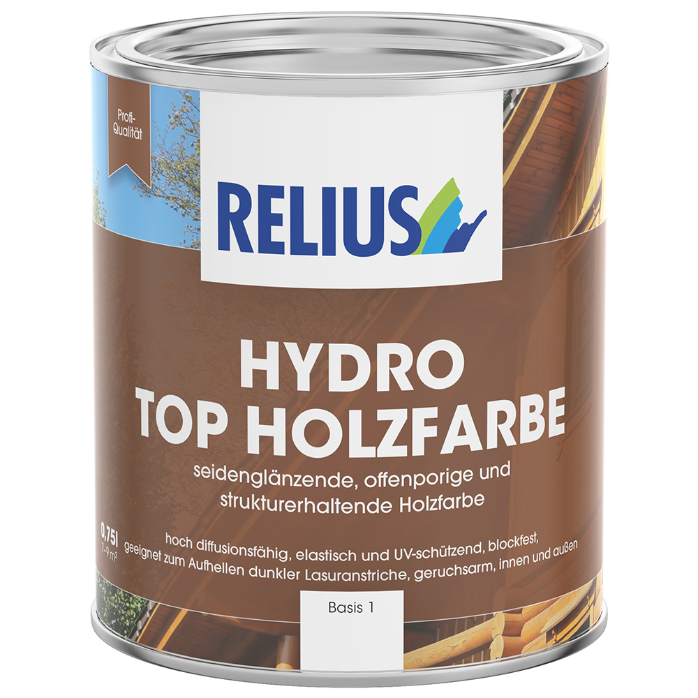 Produkt HYDRO TOP HOLZFARBE in 0,75 Liter Dose