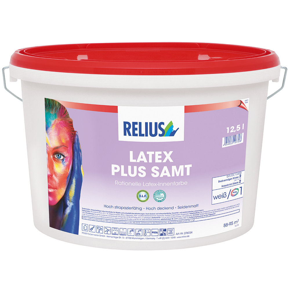 Produkt LATEX PLUS SAMT in 12,5 Liter Eimer