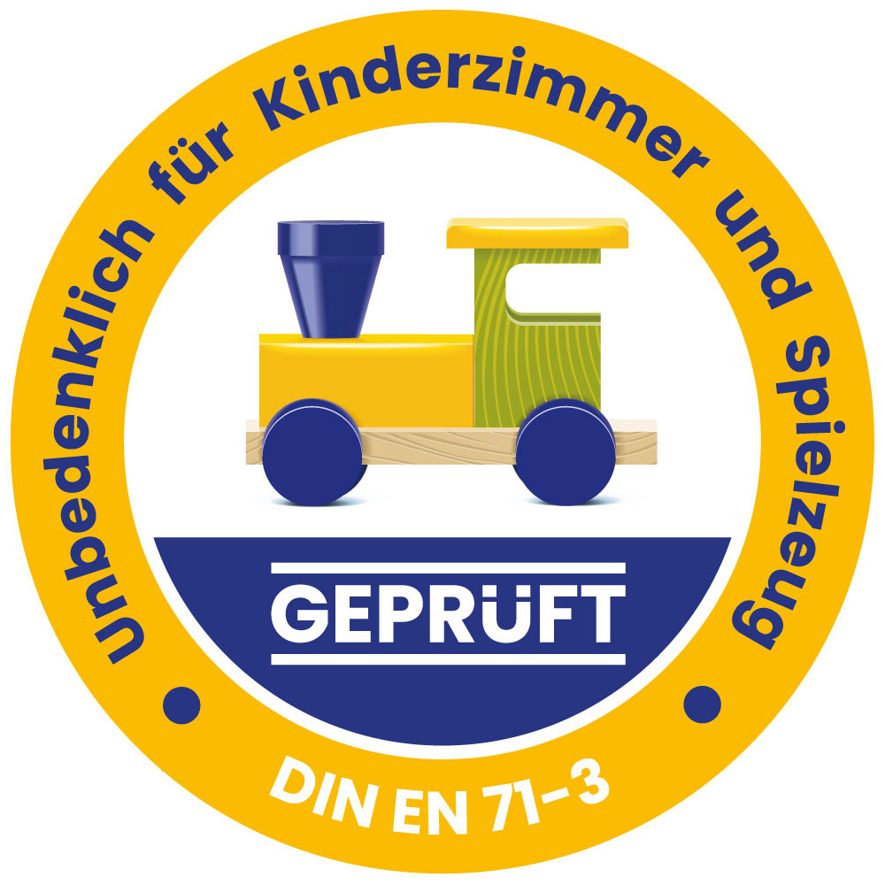 Unbedenklich für Kinderzimmer und Spielzeug