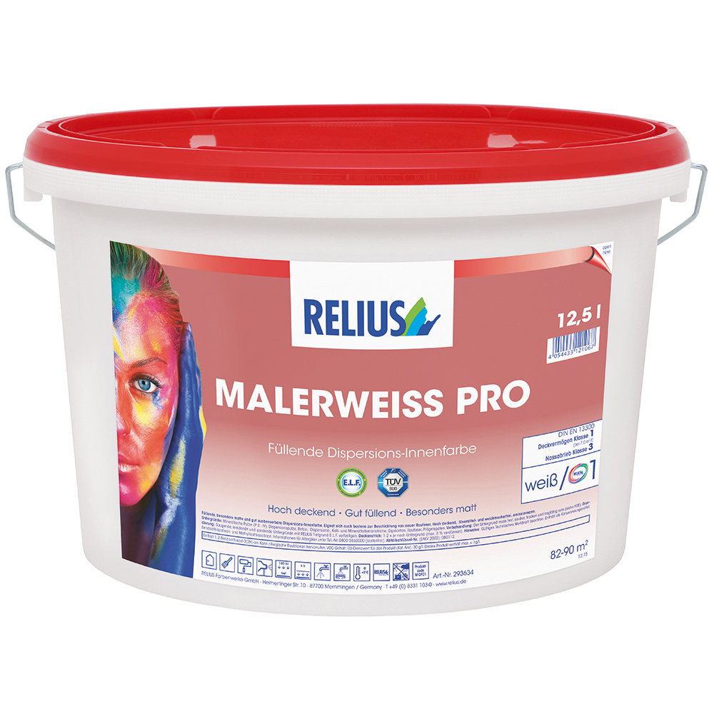 MALERWEISS PRO Produkt MALERWEISS PRO in 12,5 Liter Eimer