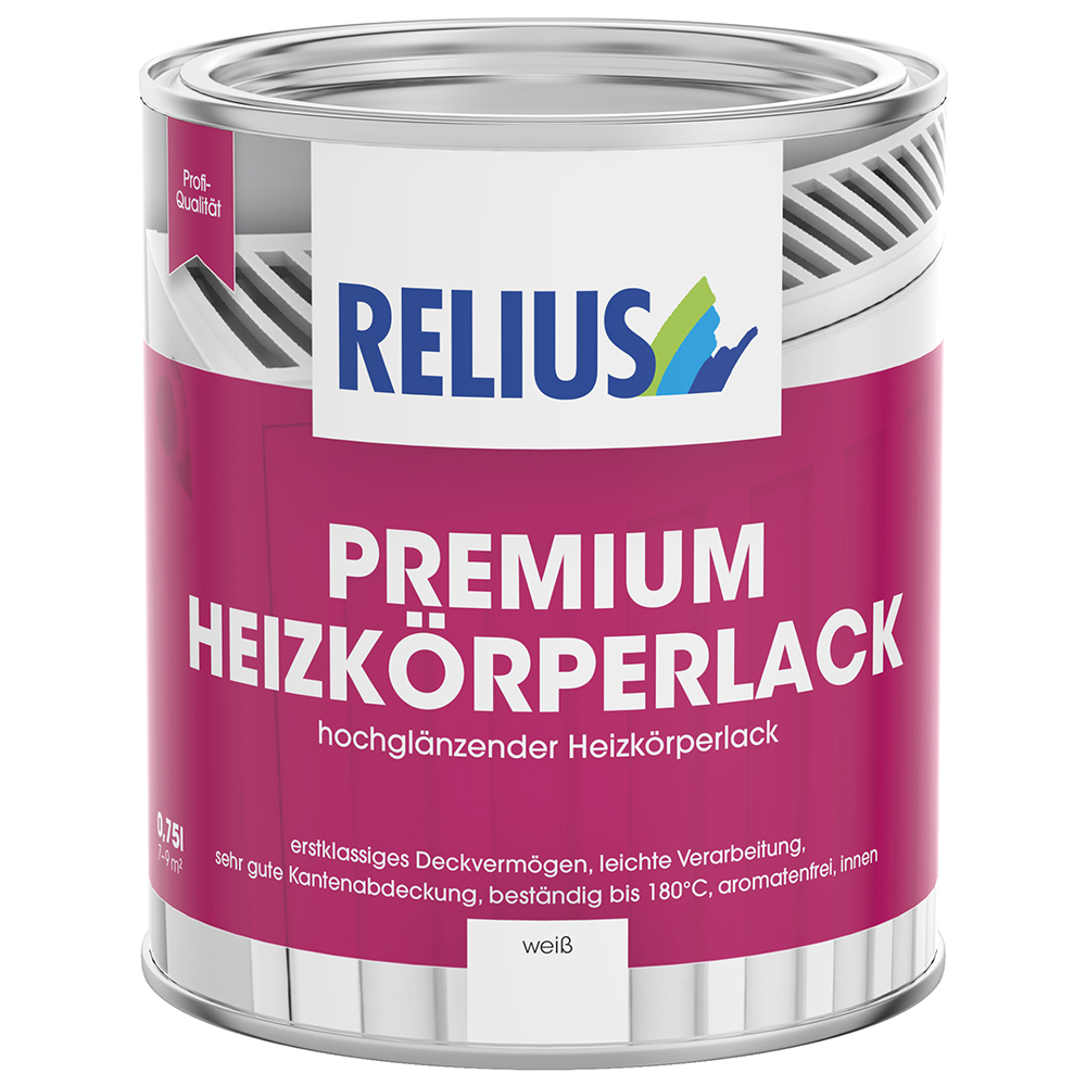 Produkt PREMIUM-HEIZKÖRPERLACK in 0,75 Liter Dose