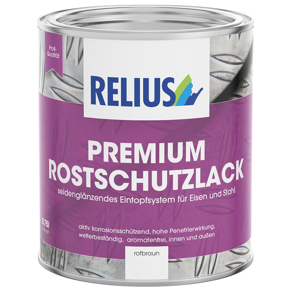 Produkt PREMIUM-ROSTSCHUTZLACK in 0,75 Liter Dose