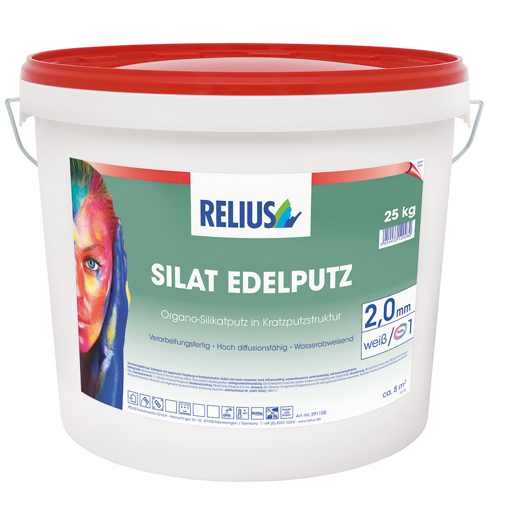 Silat_Edelputz Produkt Silat_Edelputz in 25 kg Eimer