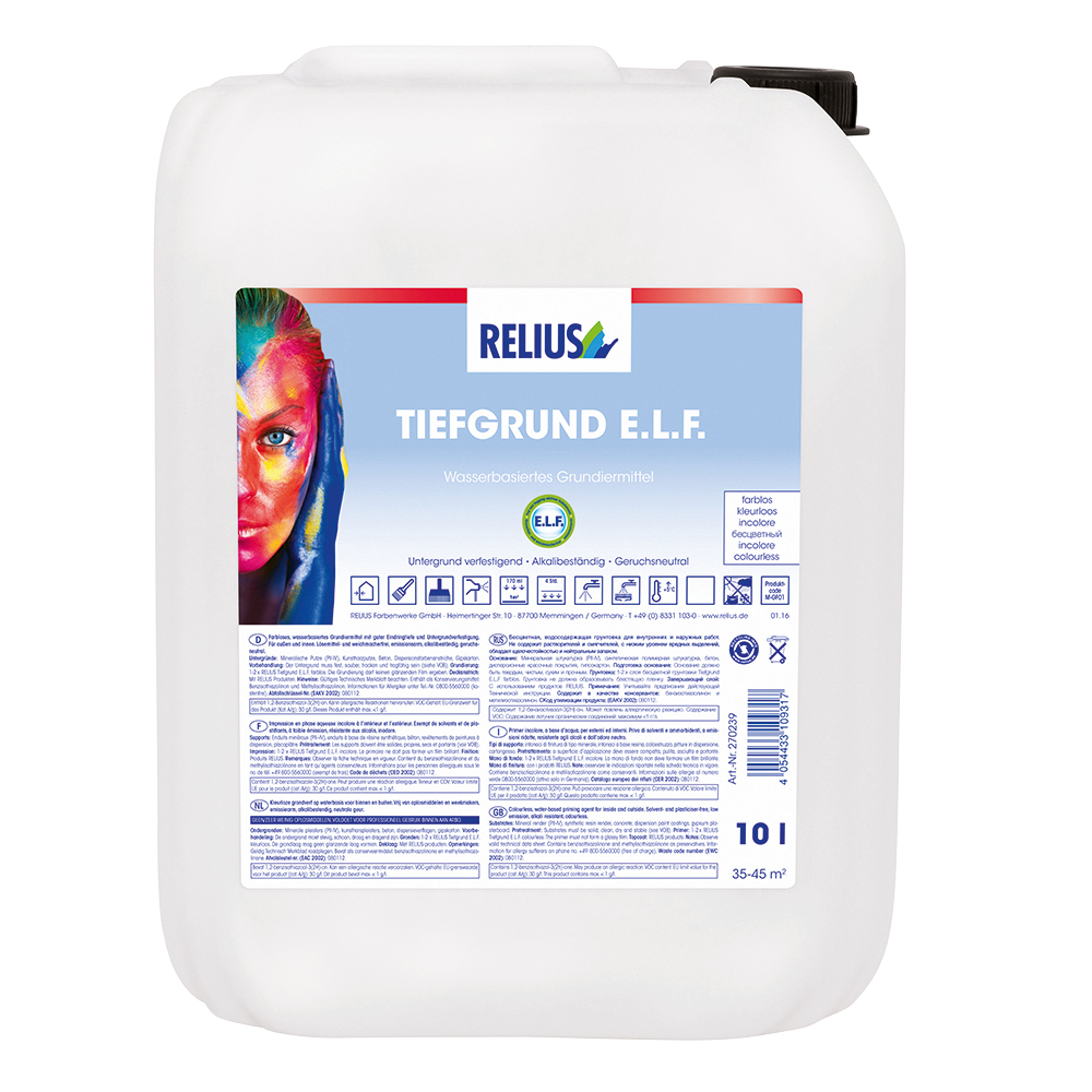 TIEFGRUND E.L.F. Produkt TIEFGRUND E.L.F. in 10 Liter Verpackung