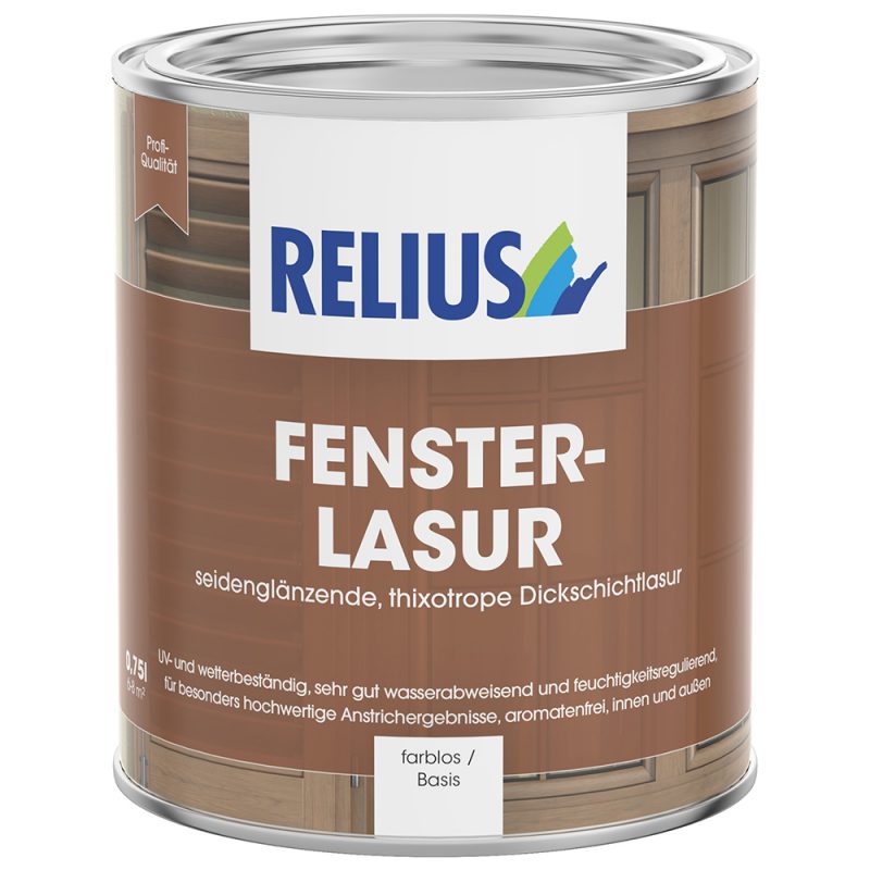 FENSTERLASUR Produkt FENSTERLASUR in 0,75 Liter Dose