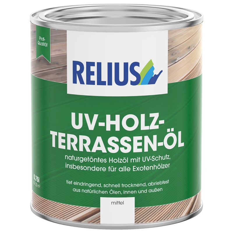 Produkt UV-HOLZTERASSEN-ÖL in 0,75 Liter Dose