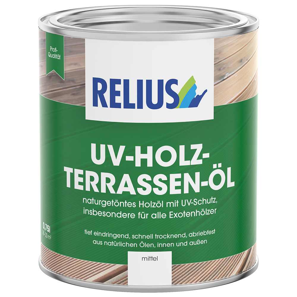 Produkt UV-HOLZTERASSEN-ÖL in 0,75 Liter Dose