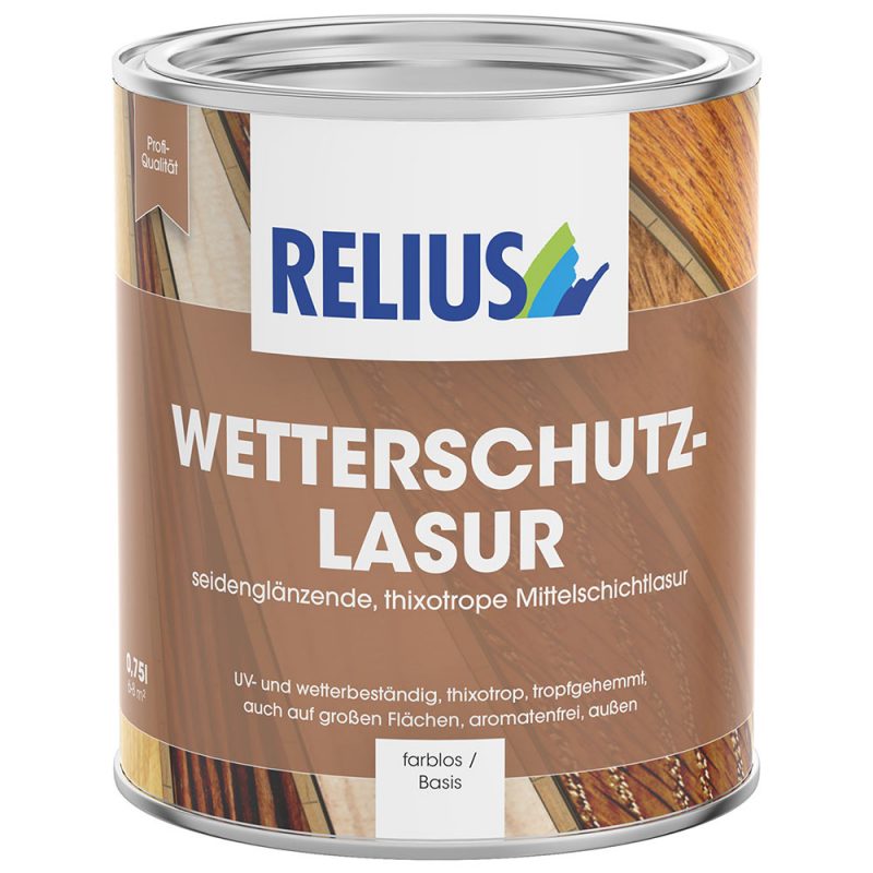 Produkt WETTERSCHUTZLASUR in 0,75 Liter Dose