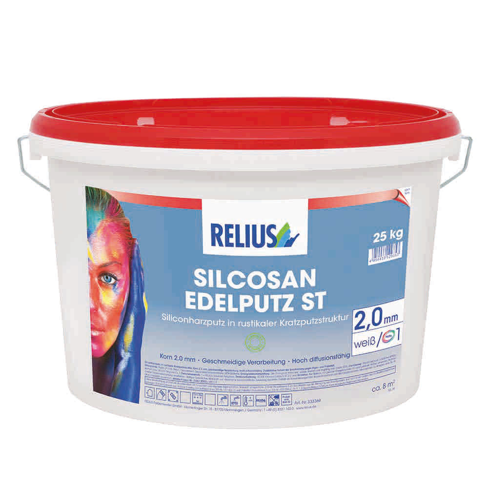 SILCOSAN EDELPUTZ ST Produkt SILCOSAN EDELPUTZ ST in 25 kg Eimer