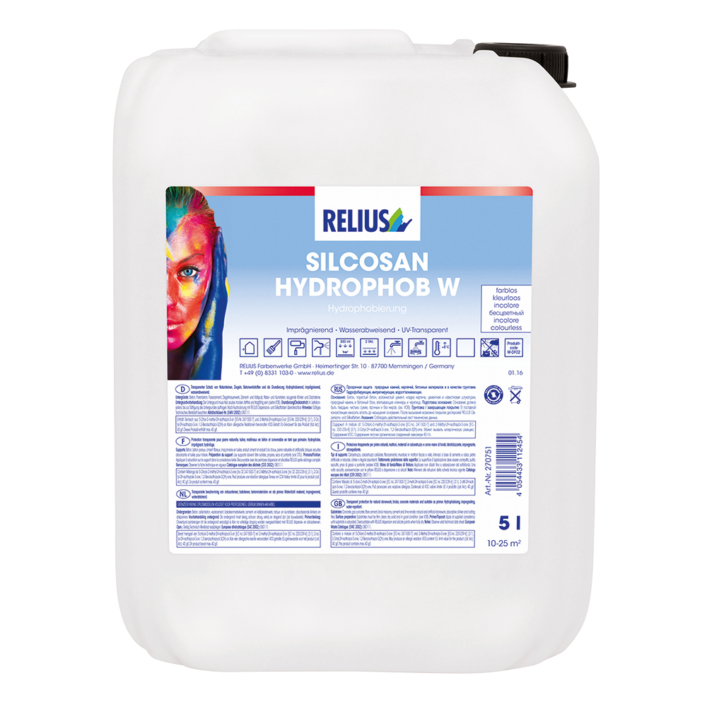 SILCOSAN HYDROPHOB W Produkt SILCOSAN HYDROPHOB W in 5 Liter Verpackung