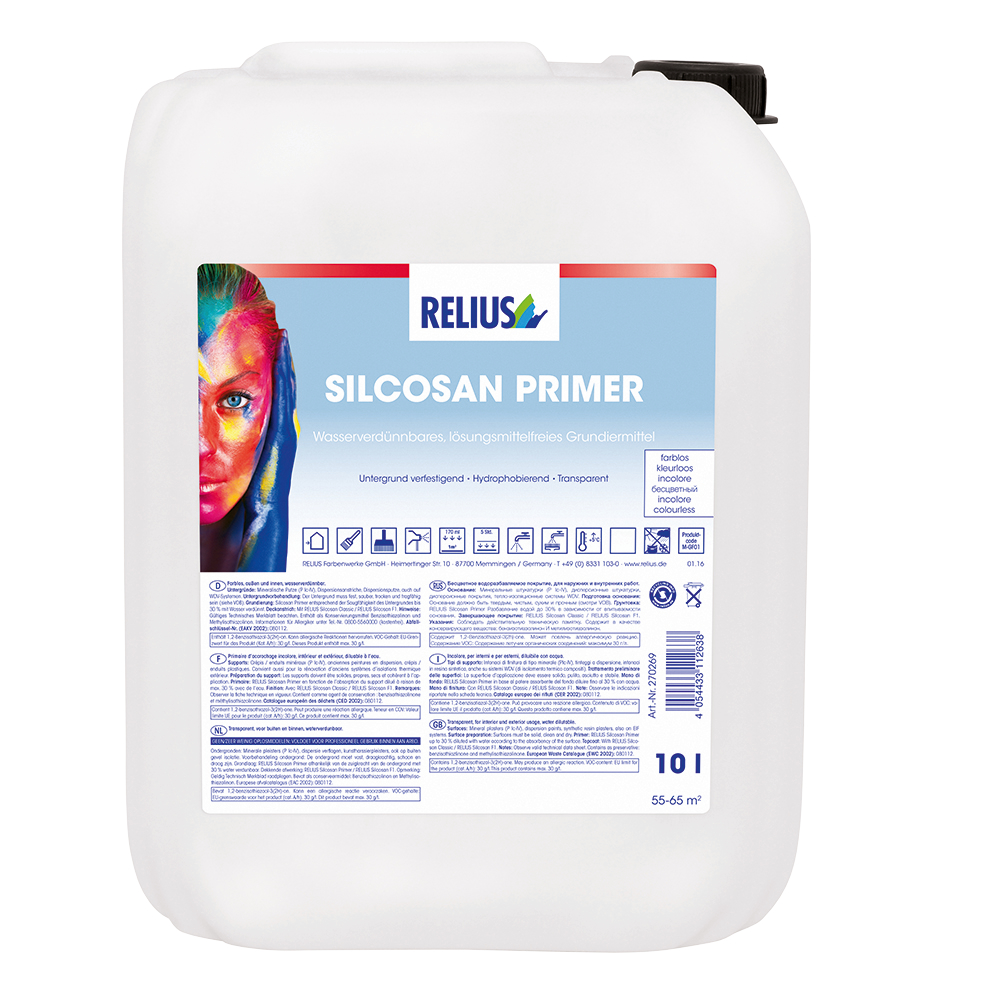 SILCOSAN PRIMER Produkt SILCOSAN PRIMER in 10 Liter Verpackung