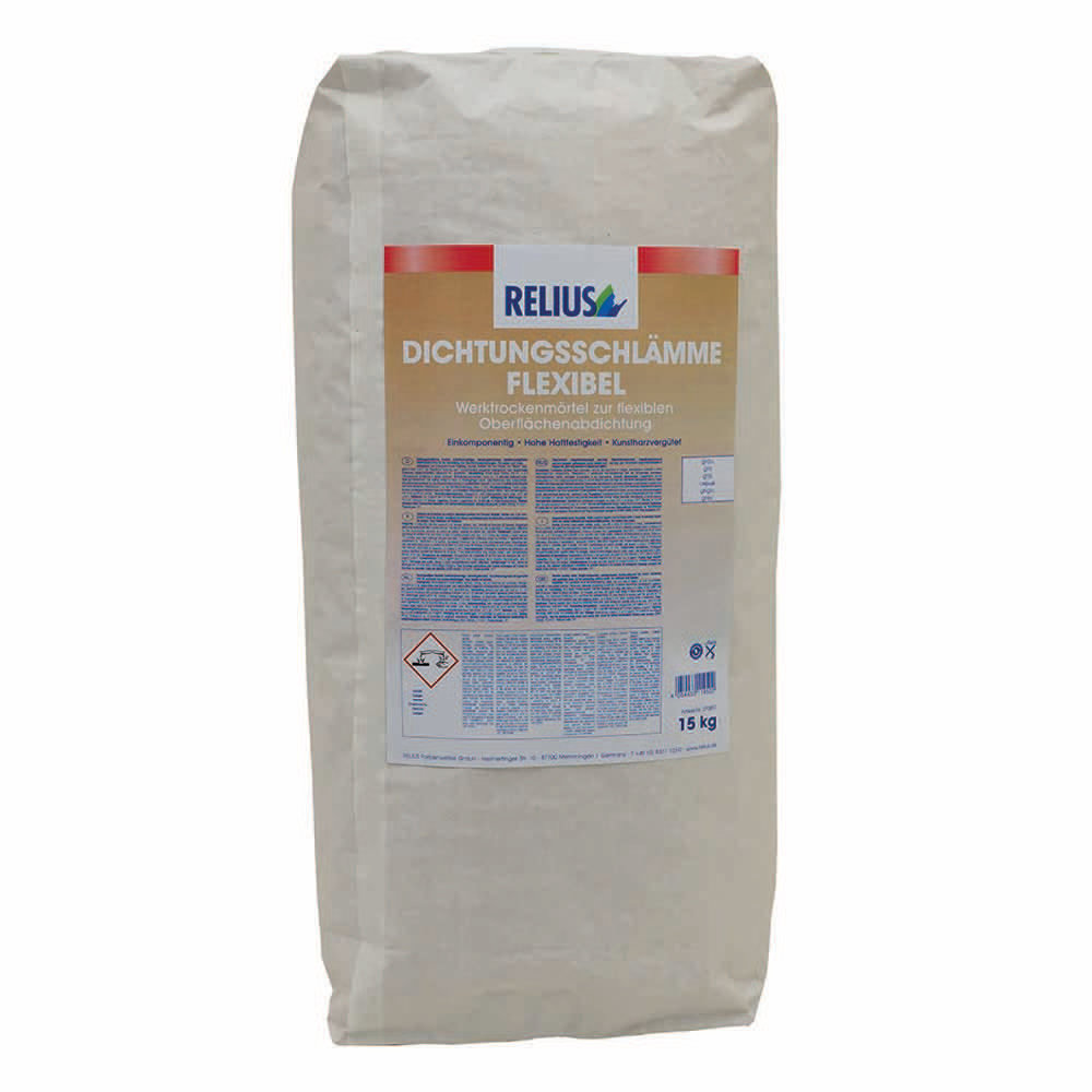 Dichtungsschlämme flexibel Produkt Dichtungsschlämme flexibel in 15 kg Verpackung