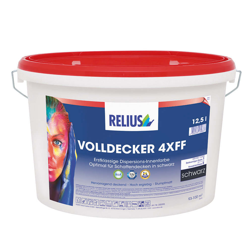 Produkt Volldecker 4XFF schwarz in 12,5 Liter Eimer