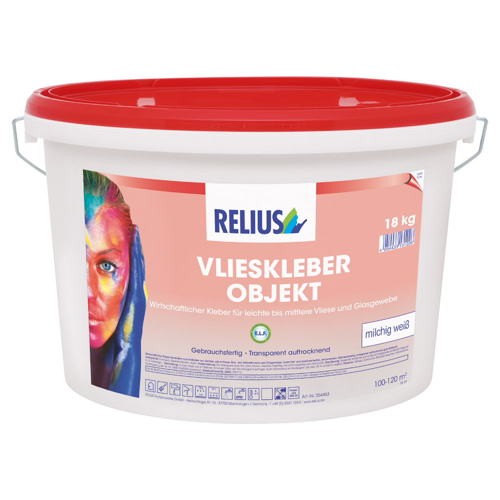 Produkt Vlieskleber Objekt in 18 kg Eimer