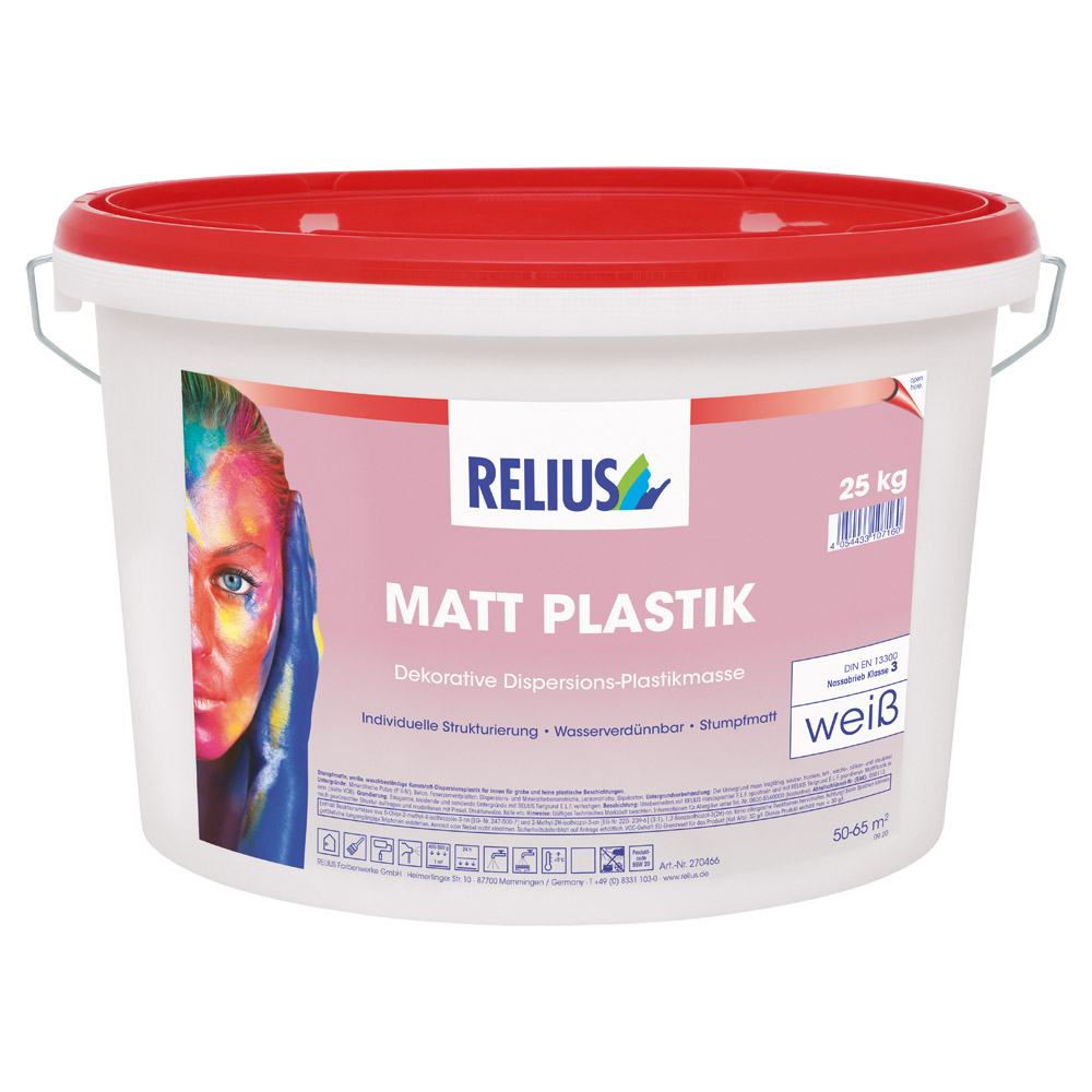Produkt MATT PLASTIK in 25 kg Eimer