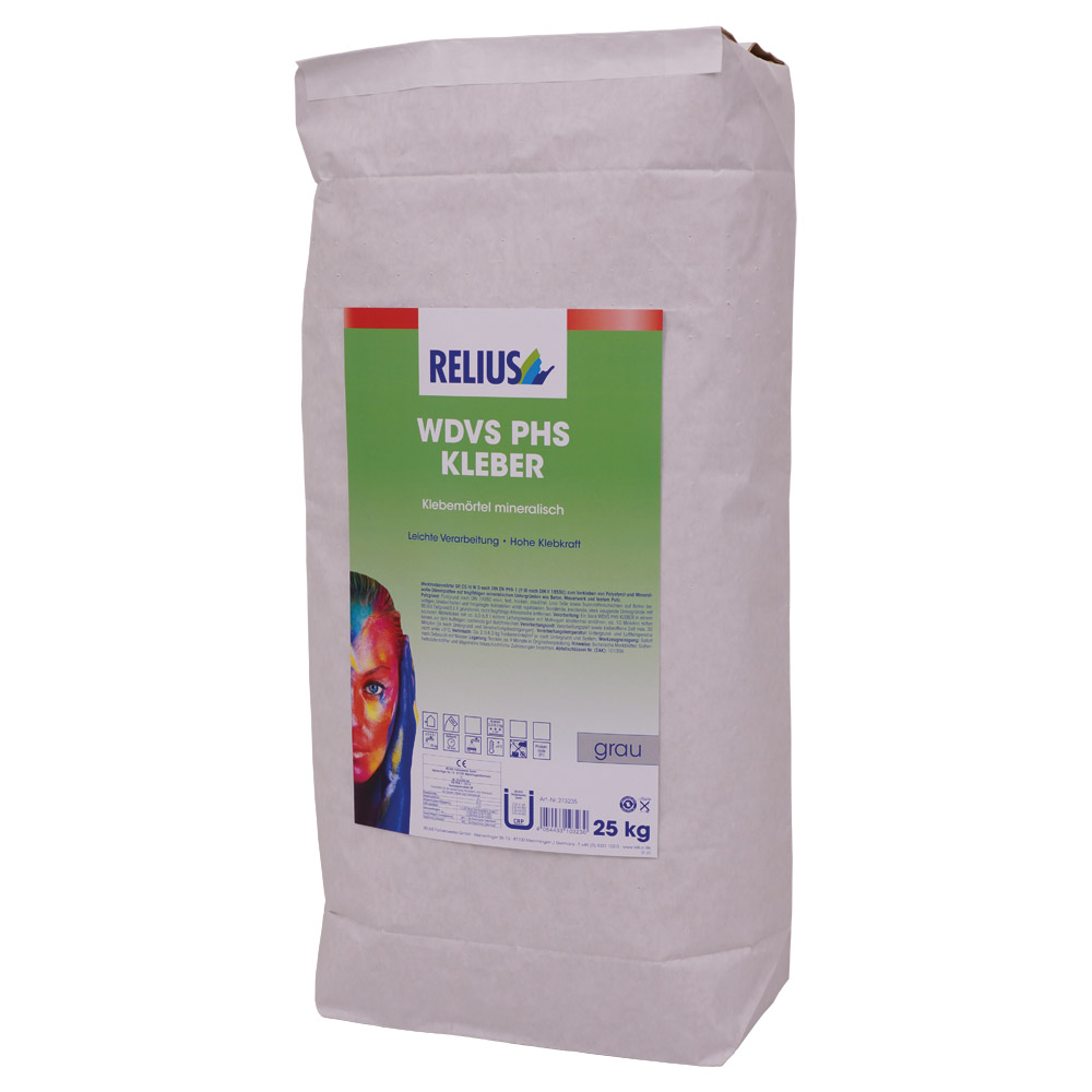 WDVS PHS KLEBER Produkt WDVS PHS KLEBER in 25kg Verpackung