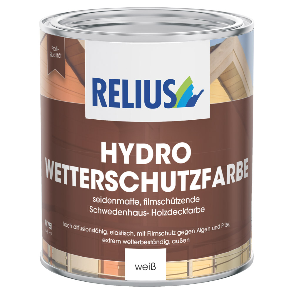 Produkt Hydro Wetterschutzfarbe in 0,75 Liter Dose
