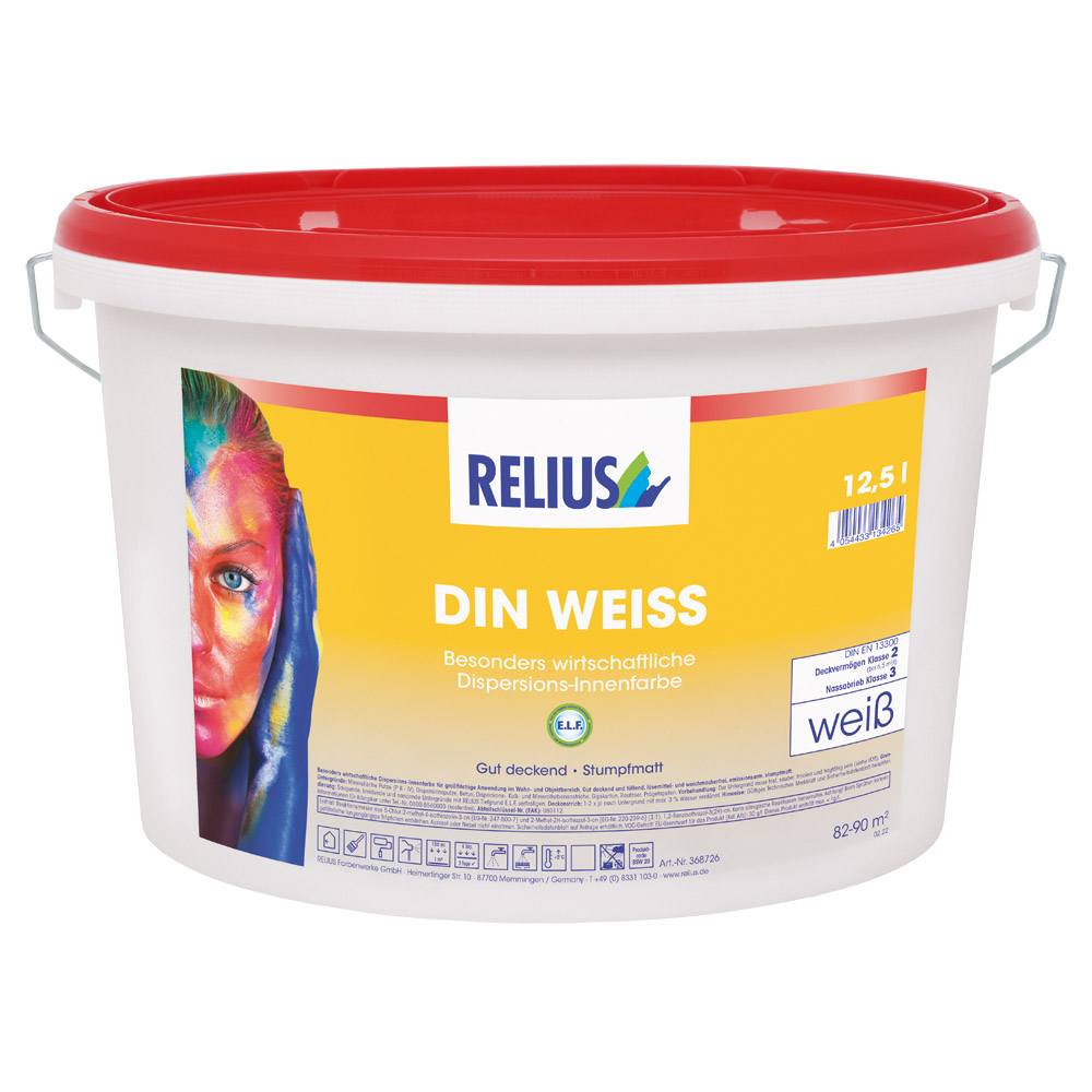 Produkt DIN Weiss in 12,5 Liter Eimer