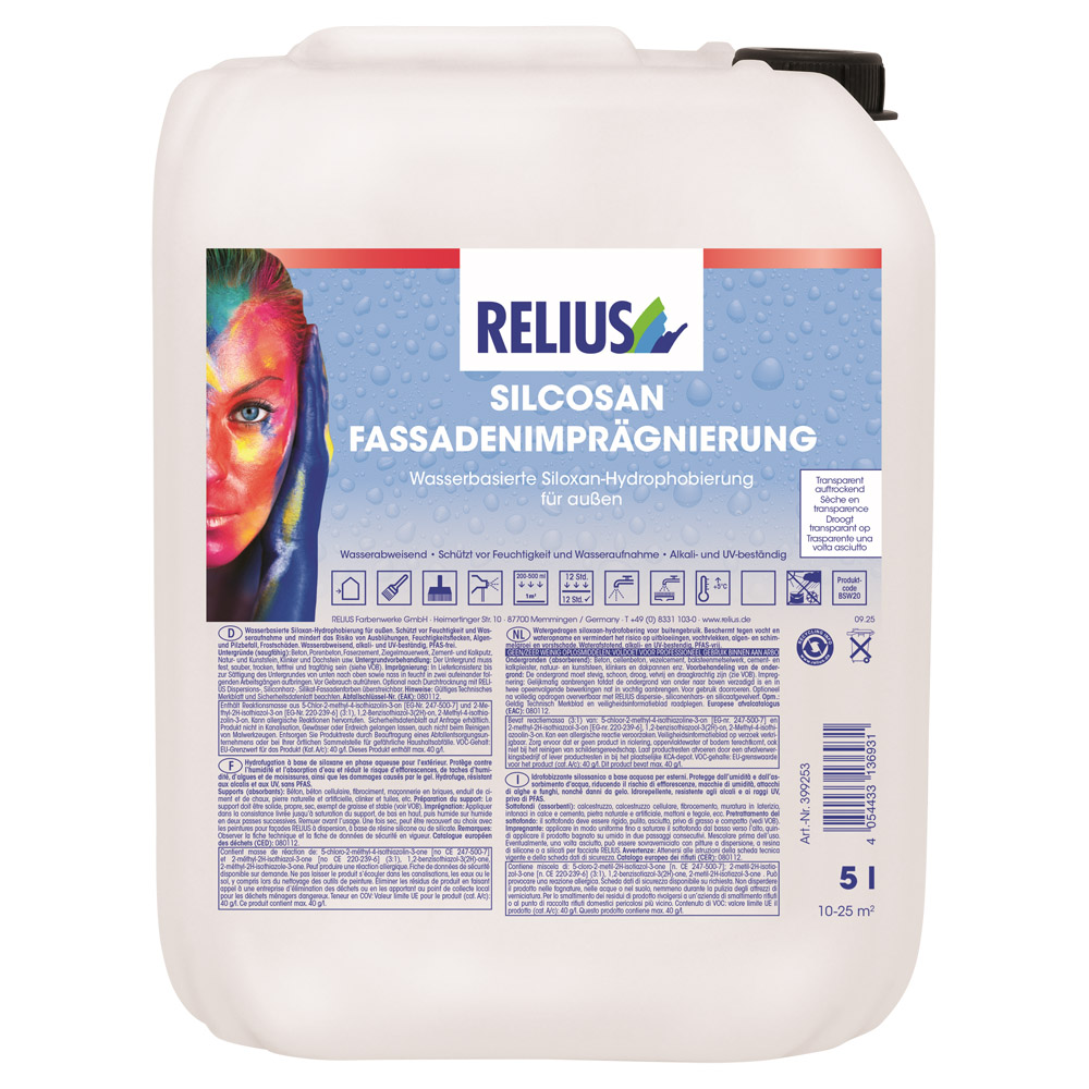 RELIUS SILCOSAN FASSADENIMPRÄGNIERUNG RELIUS SILCOSAN FASSADENIMPRÄGNIERUNG